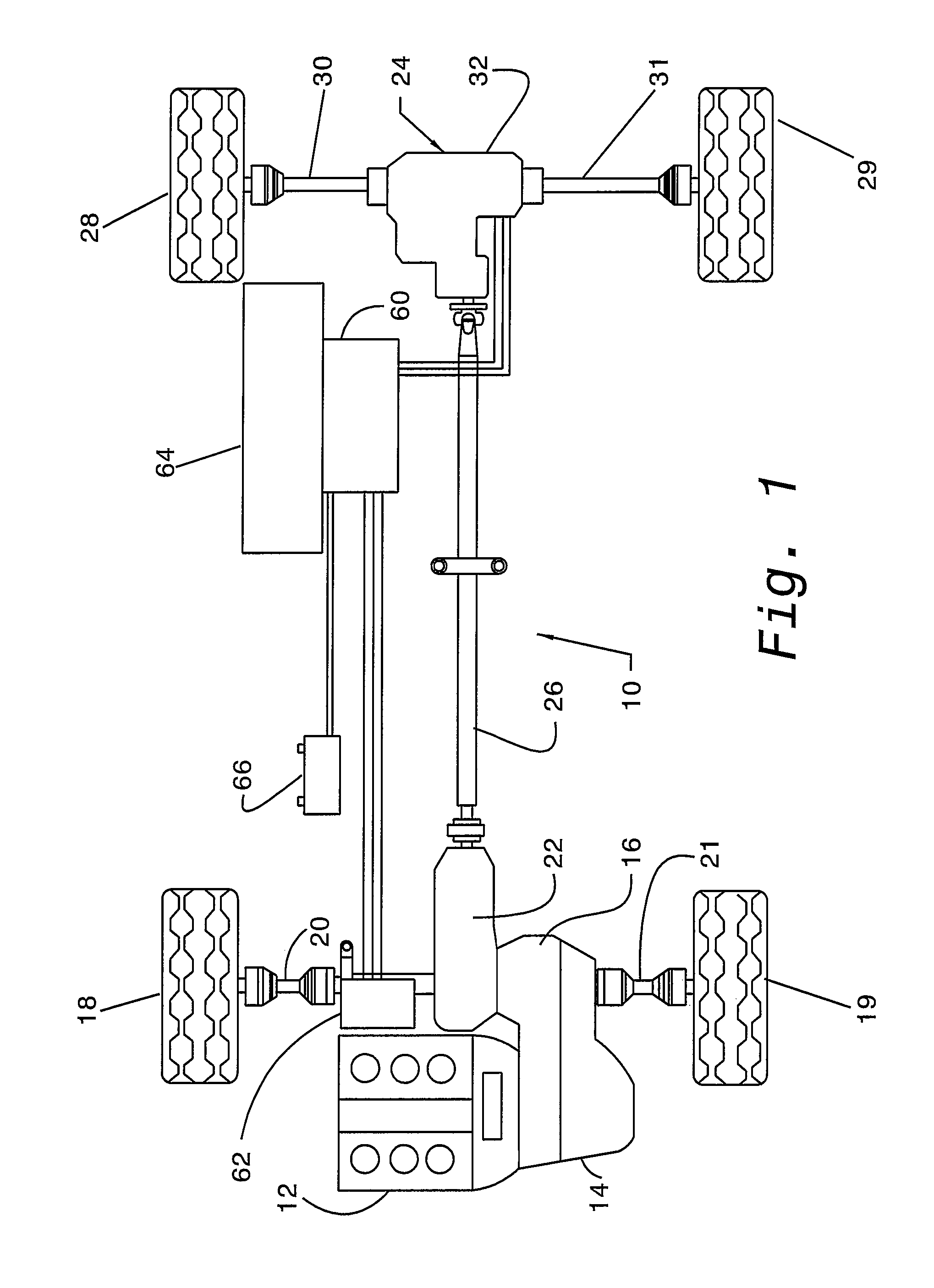 Axle drive unit for a hybrid electric vehicle
