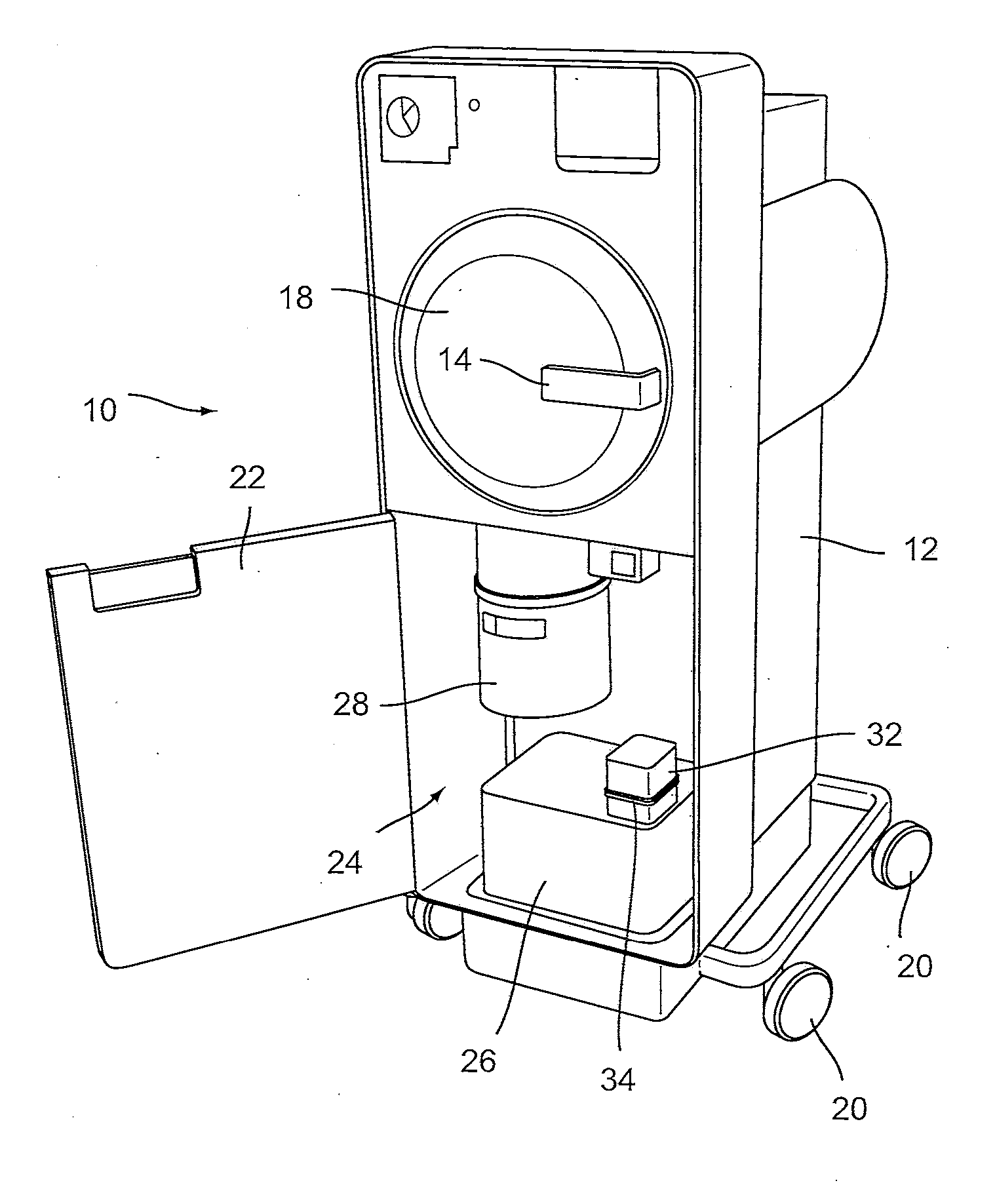 Device and method for gas sterilization