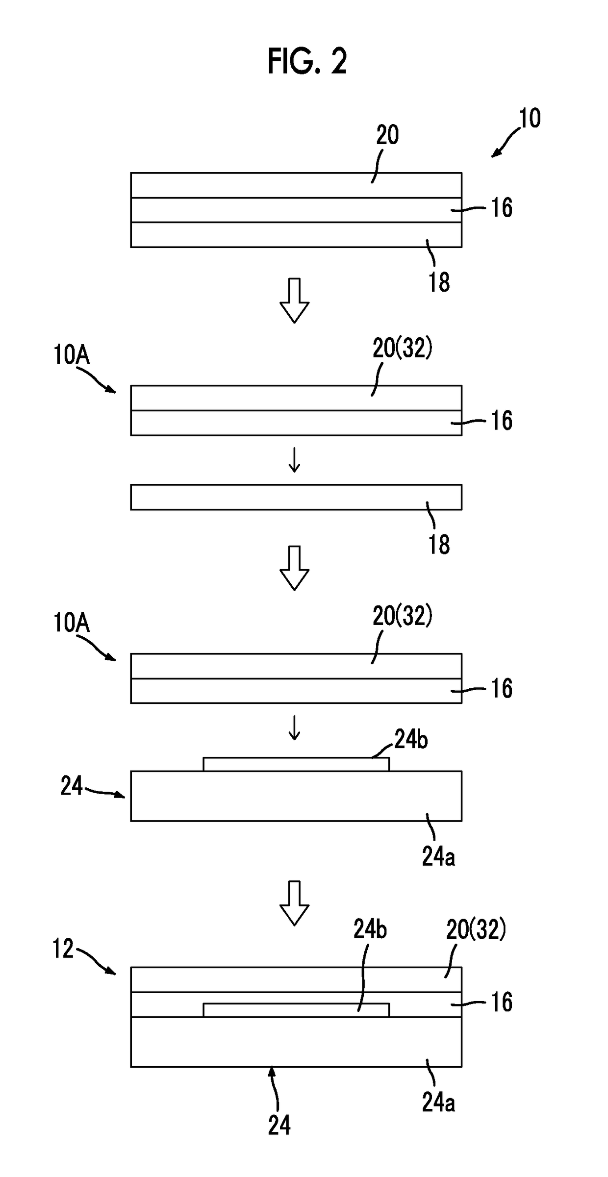 Method of manufacturing electronic device and composite film