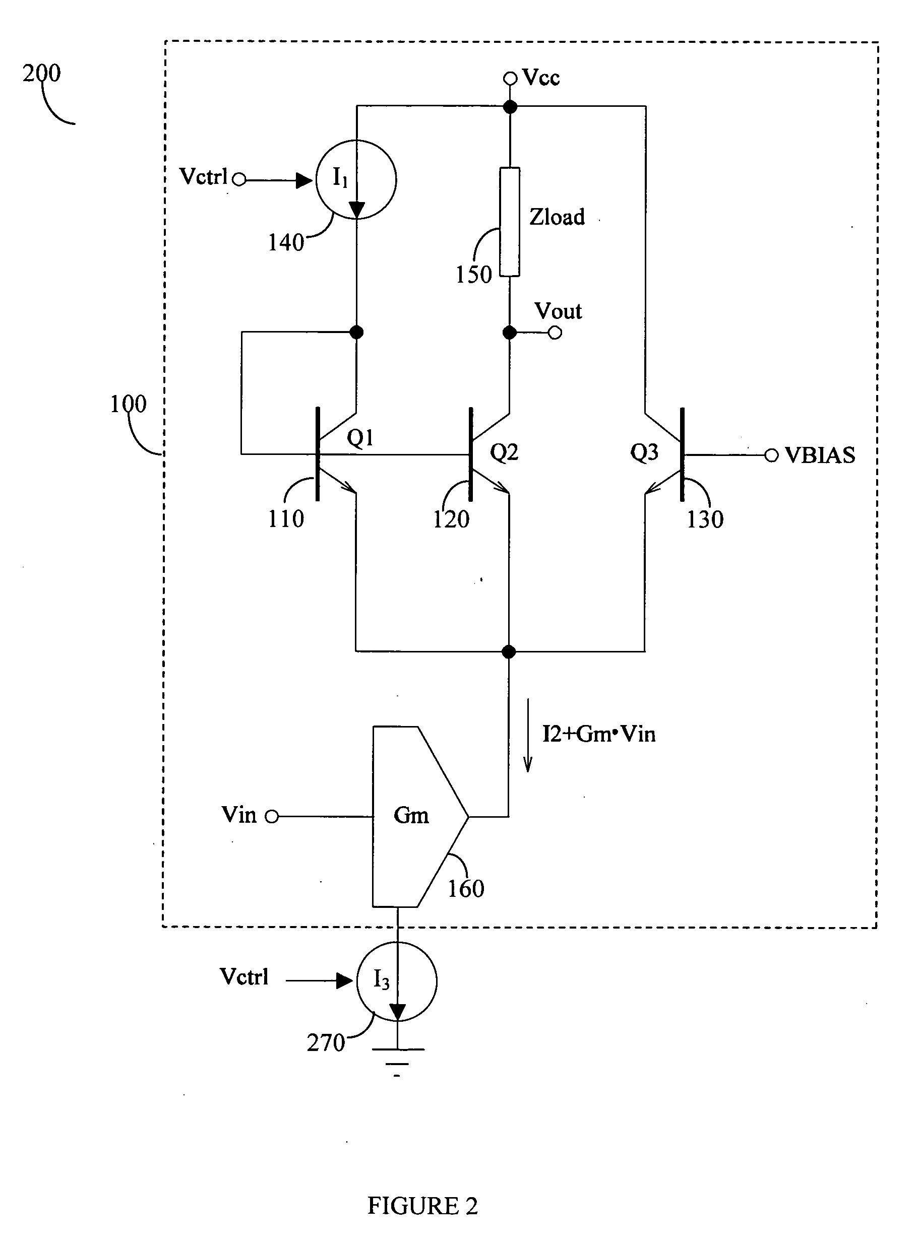 Linear-in-dB variable gain amplifiers with an adaptive bias current