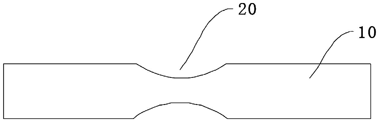 Manufacturing method and structure for improving bendability of ultrathin glass mobile phone cover plate