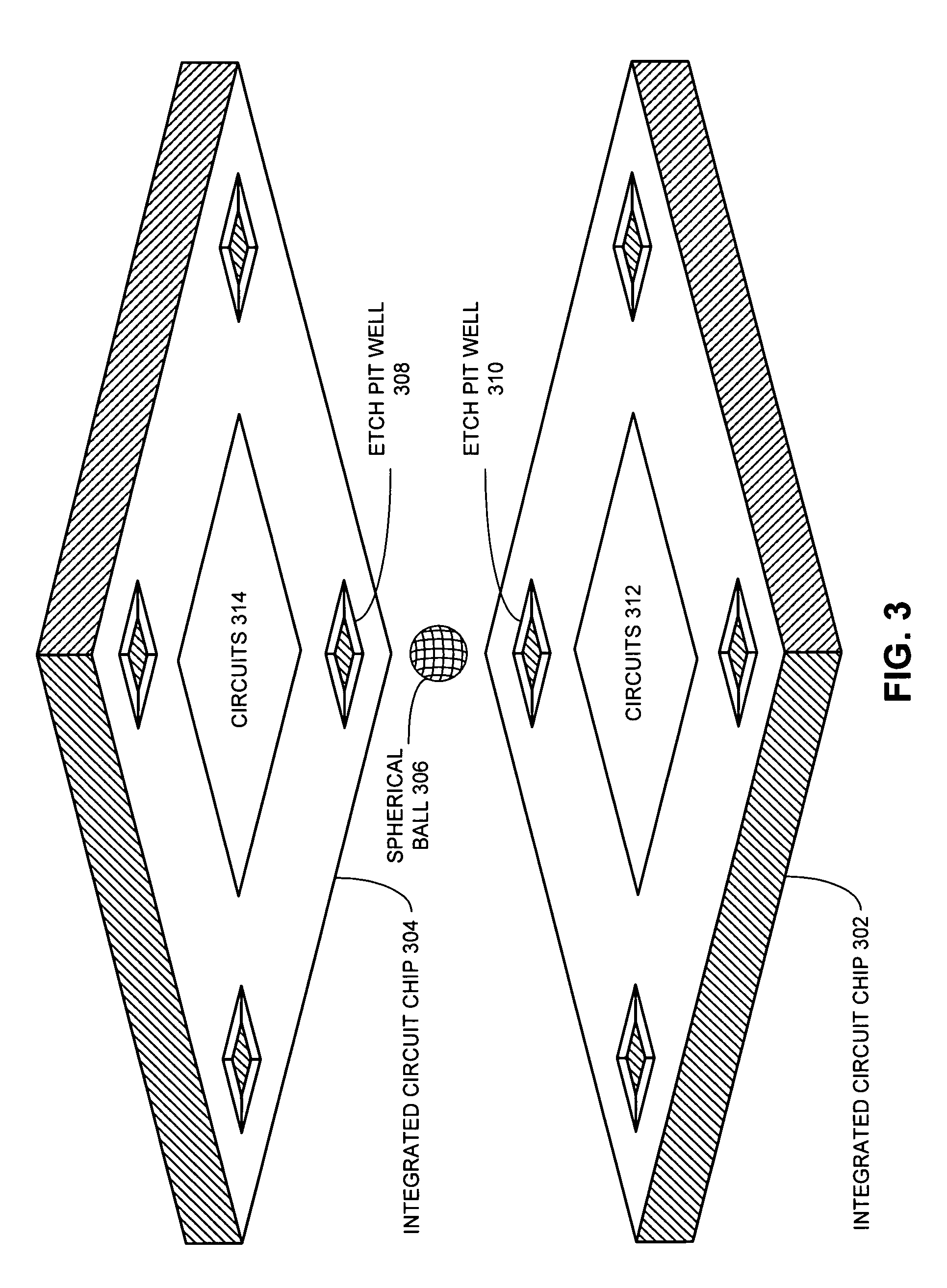 Method and apparatus for precisely aligning integrated circuit chips