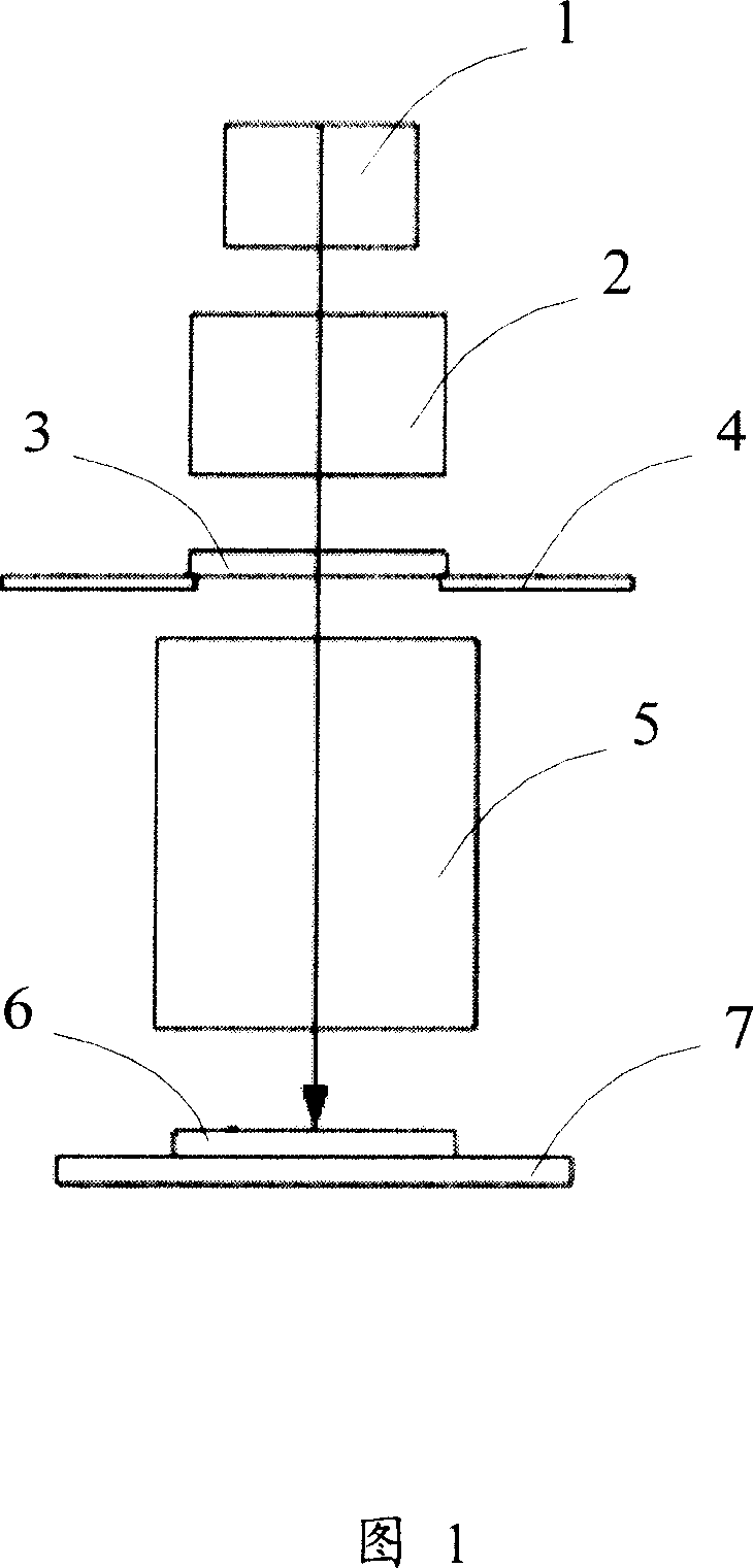 Moving phase grating mark and method for utilizing same in detecting image forming quality of photoetching machine