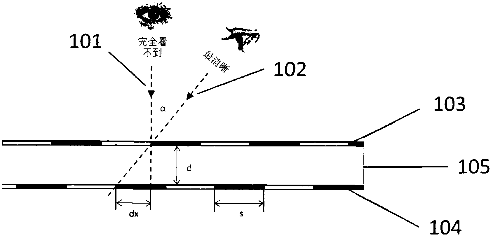 Visual-cryptography-based visible anti-copying technique