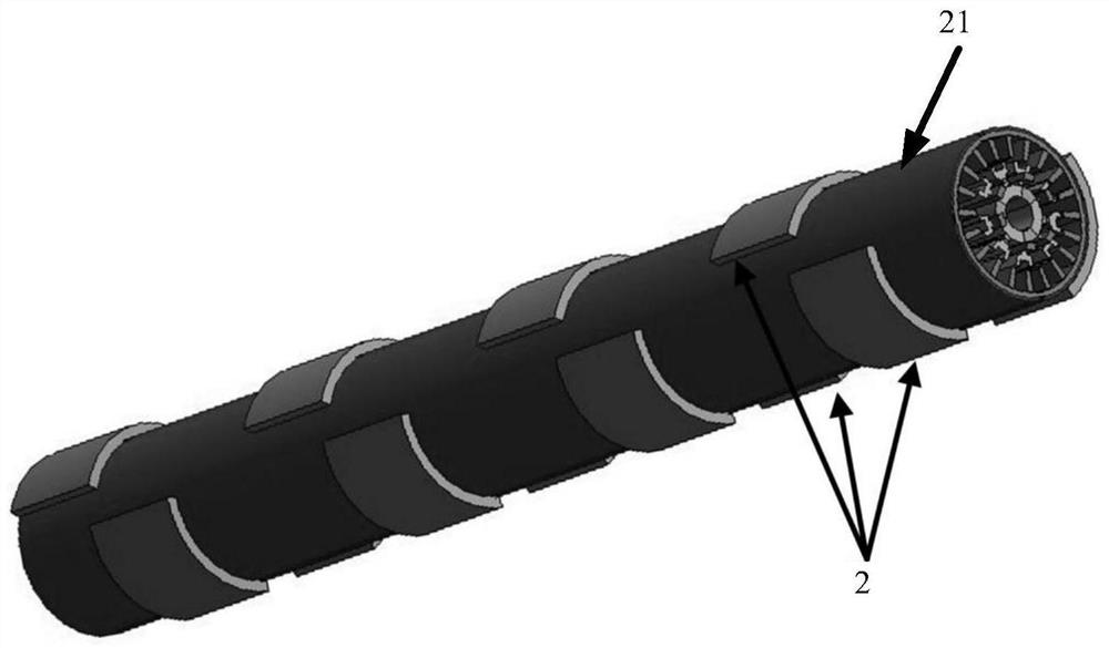 A doubly salient pole hybrid excitation motor for industrial robots and its control system