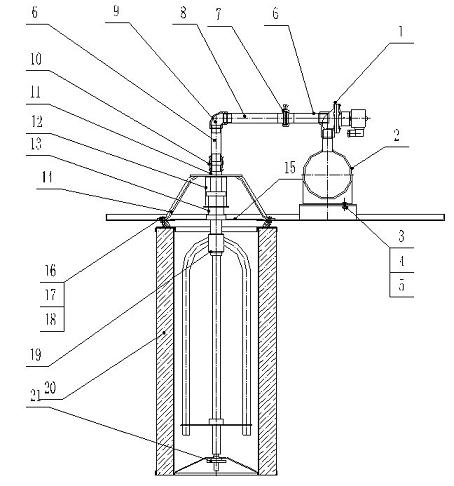 Pulse recoil deashing device special for air purifying equipment and deashing method