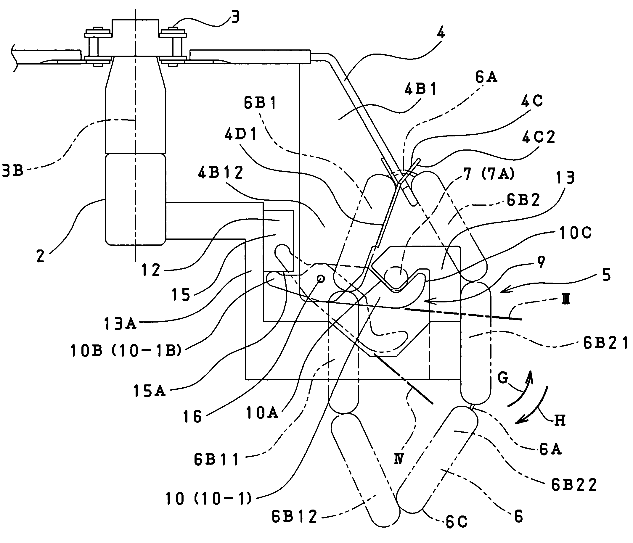 Method and apparatus for suspending a sausage from a stick