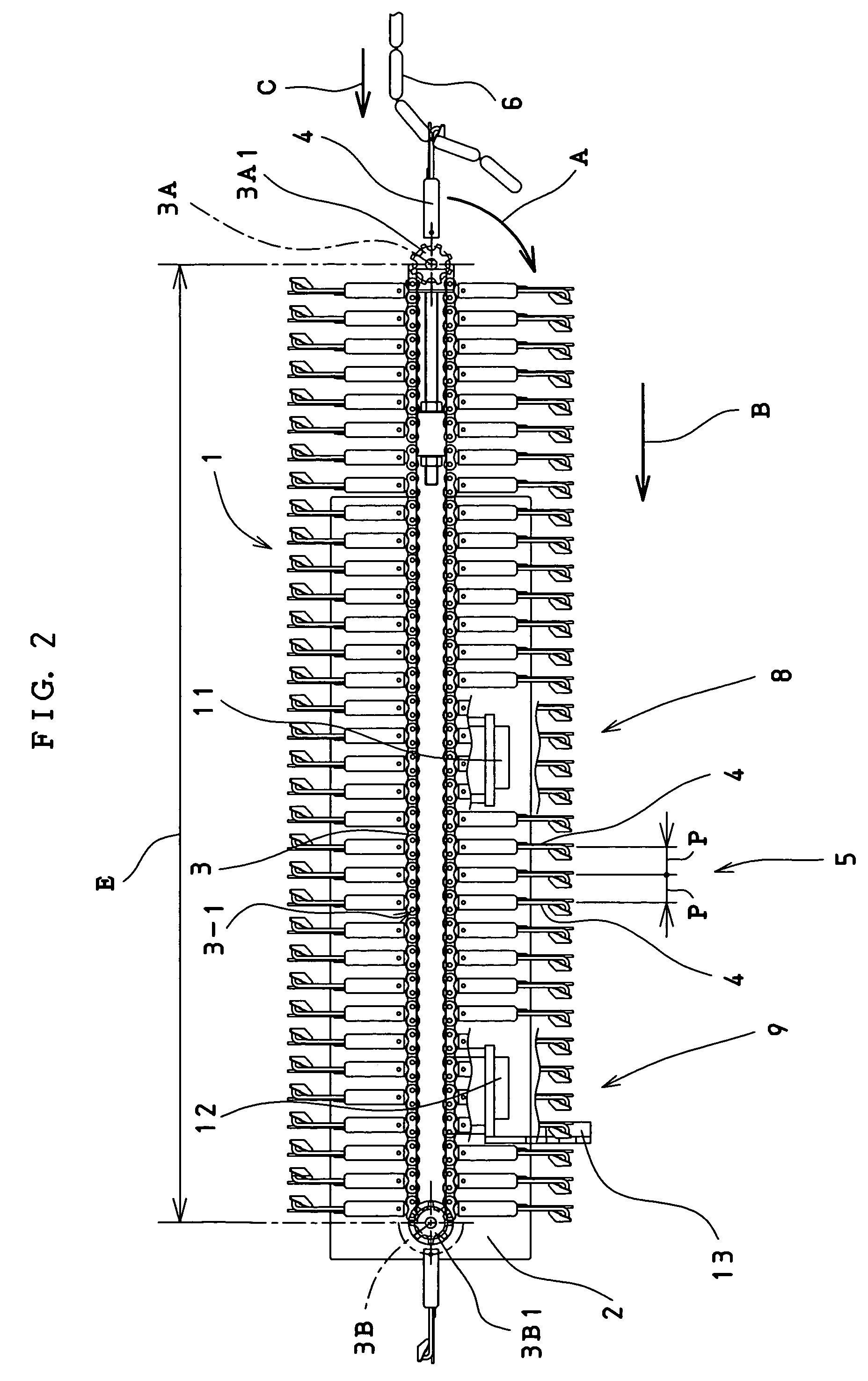 Method and apparatus for suspending a sausage from a stick
