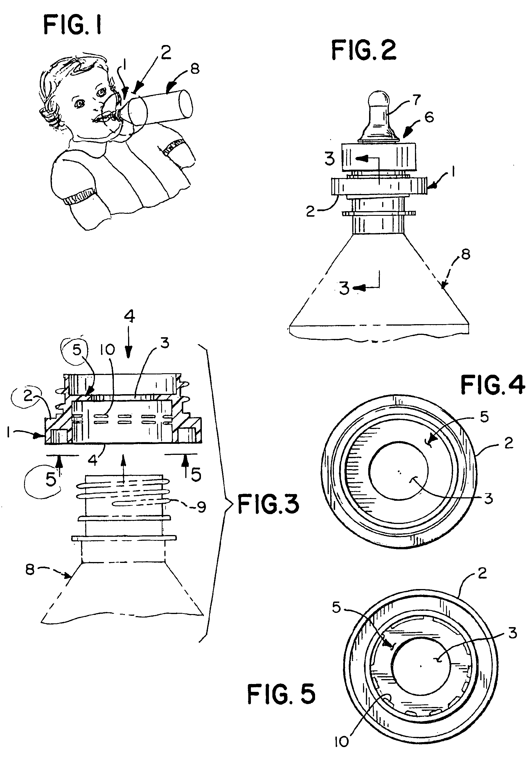Nipple adapter for a standard narrow-mouthed beverage bottle