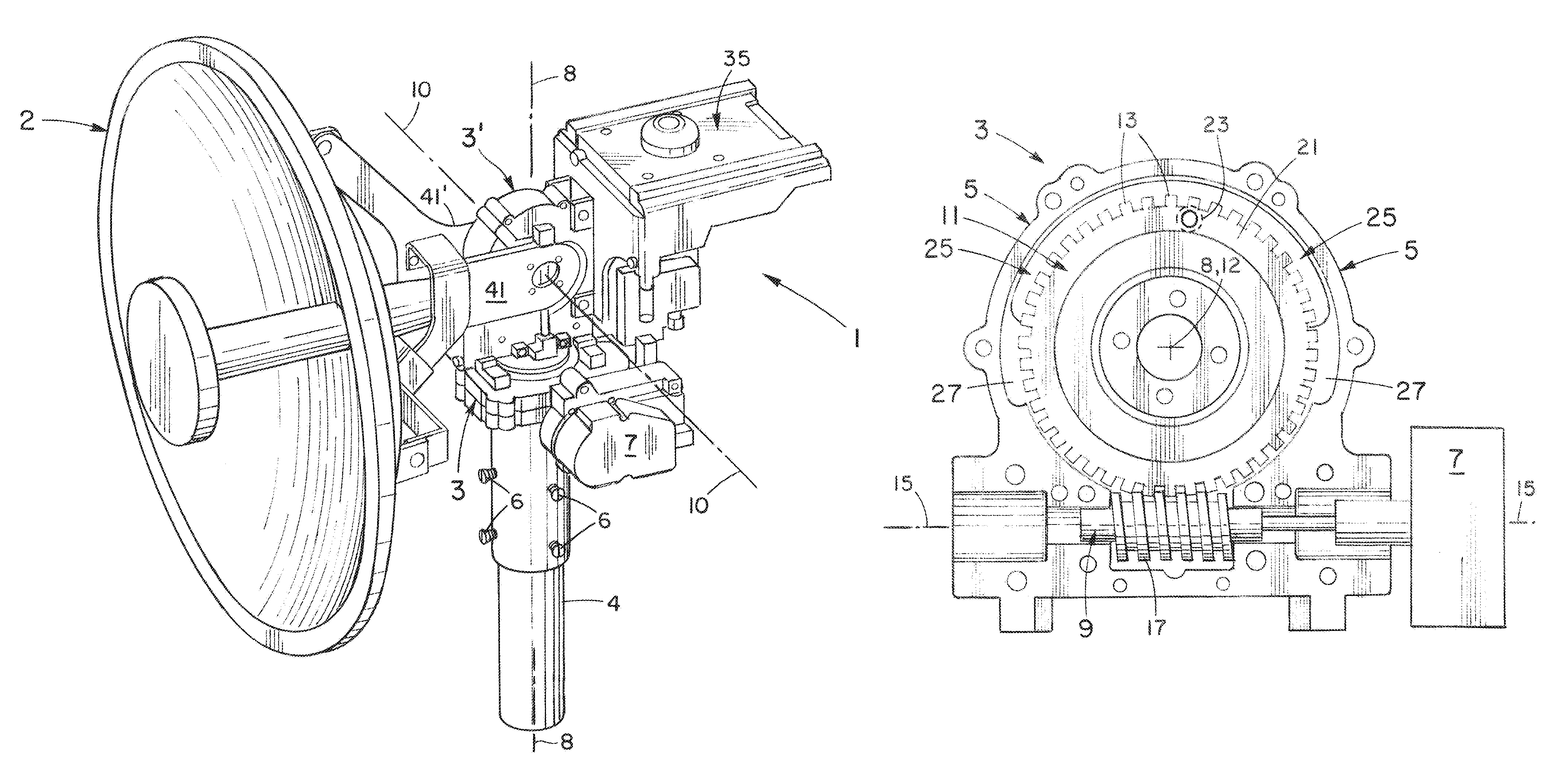 Antenna mount for selectively adjusting the azimuth, elevation, and skew alignments of an antenna
