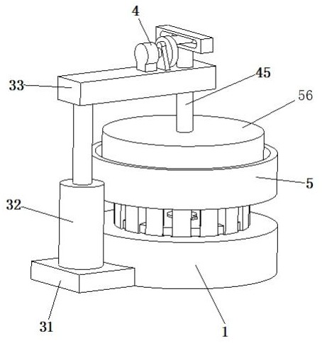 A surface treatment device for powder metallurgy metal parts