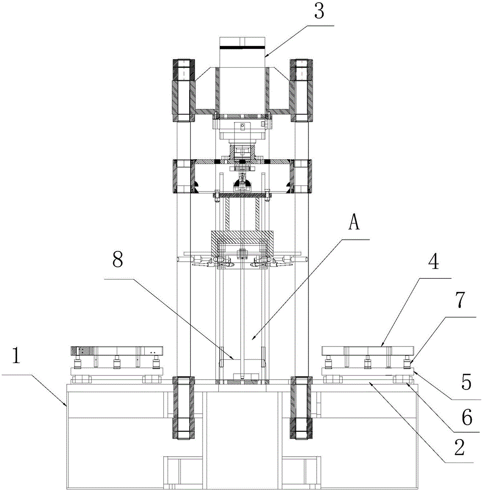 Breakage-preventing floating track feeding device for silicon steel sheet welding