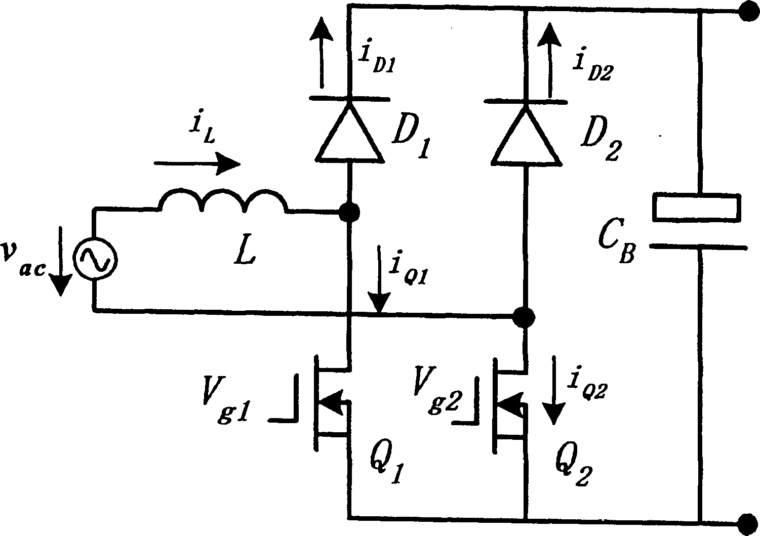 Novel architecture of power supply system for liquid crystal display equipment