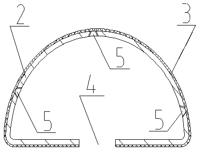 D-shaped spiral corrugated pipe