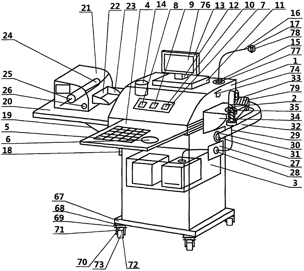 Transcranial Doppler device