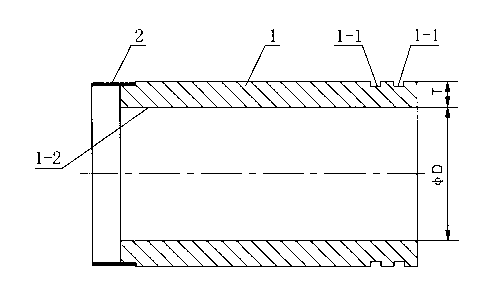 Discharge pipe for pushing method installation