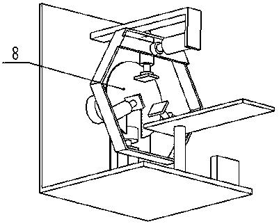 Metal tube end grinding device