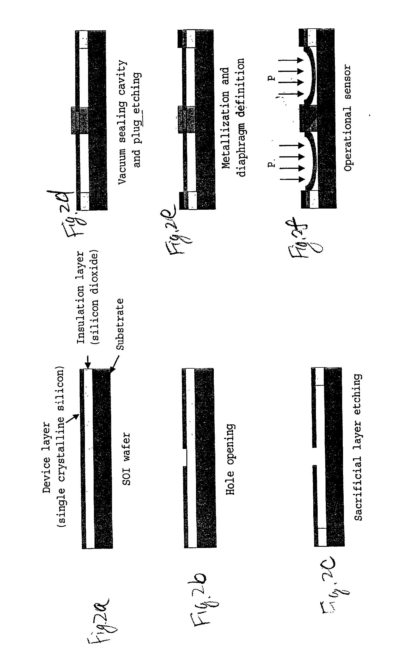 Triple layer isolation for silicon microstructure and structures formed using the same