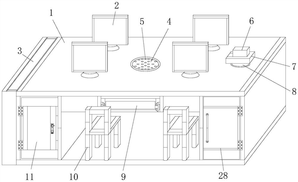 Art design multimedia teaching instrument based on computer network and operation method thereof