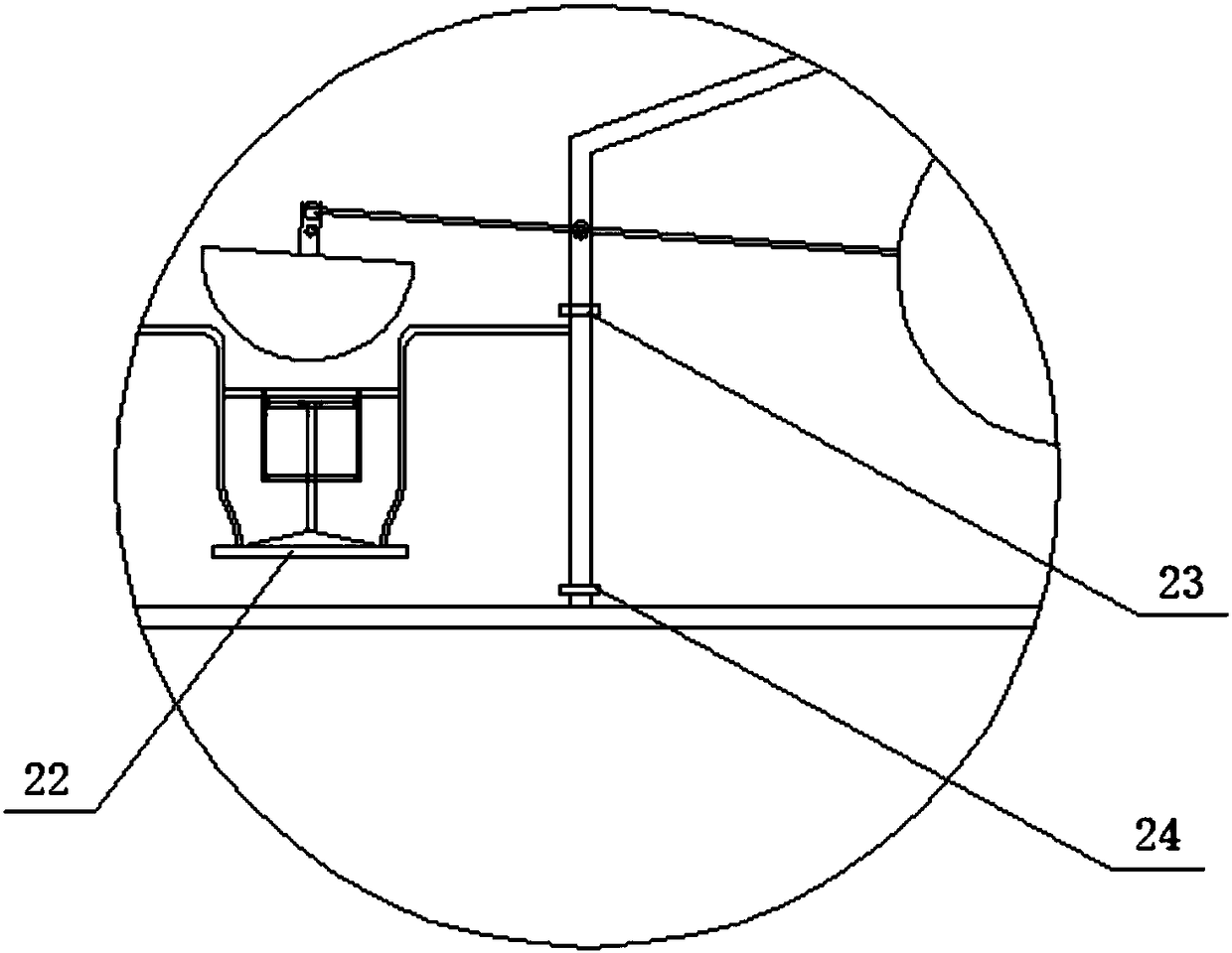 A rainwater precision discarding filter storage integrated tank