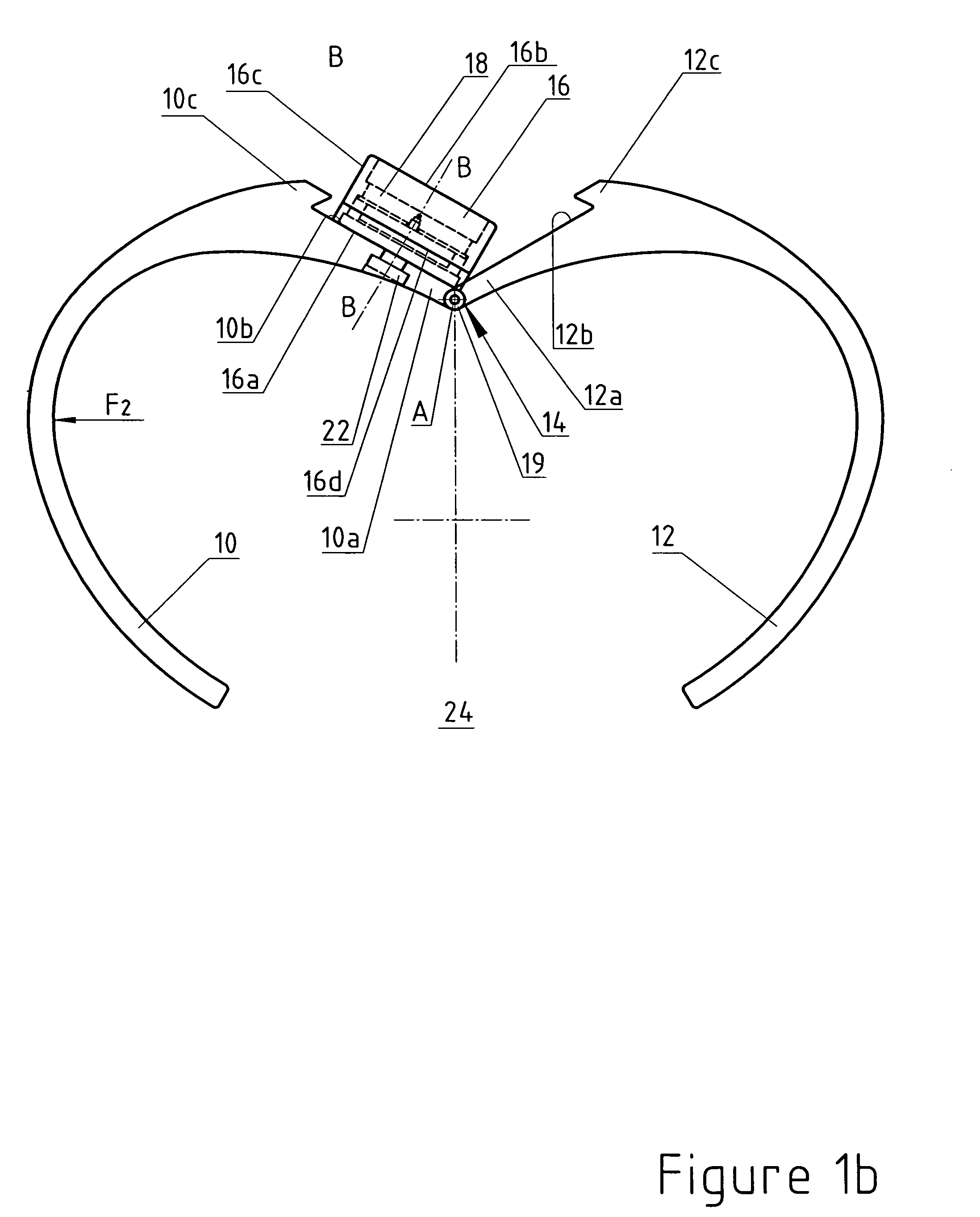 Articulated open ring