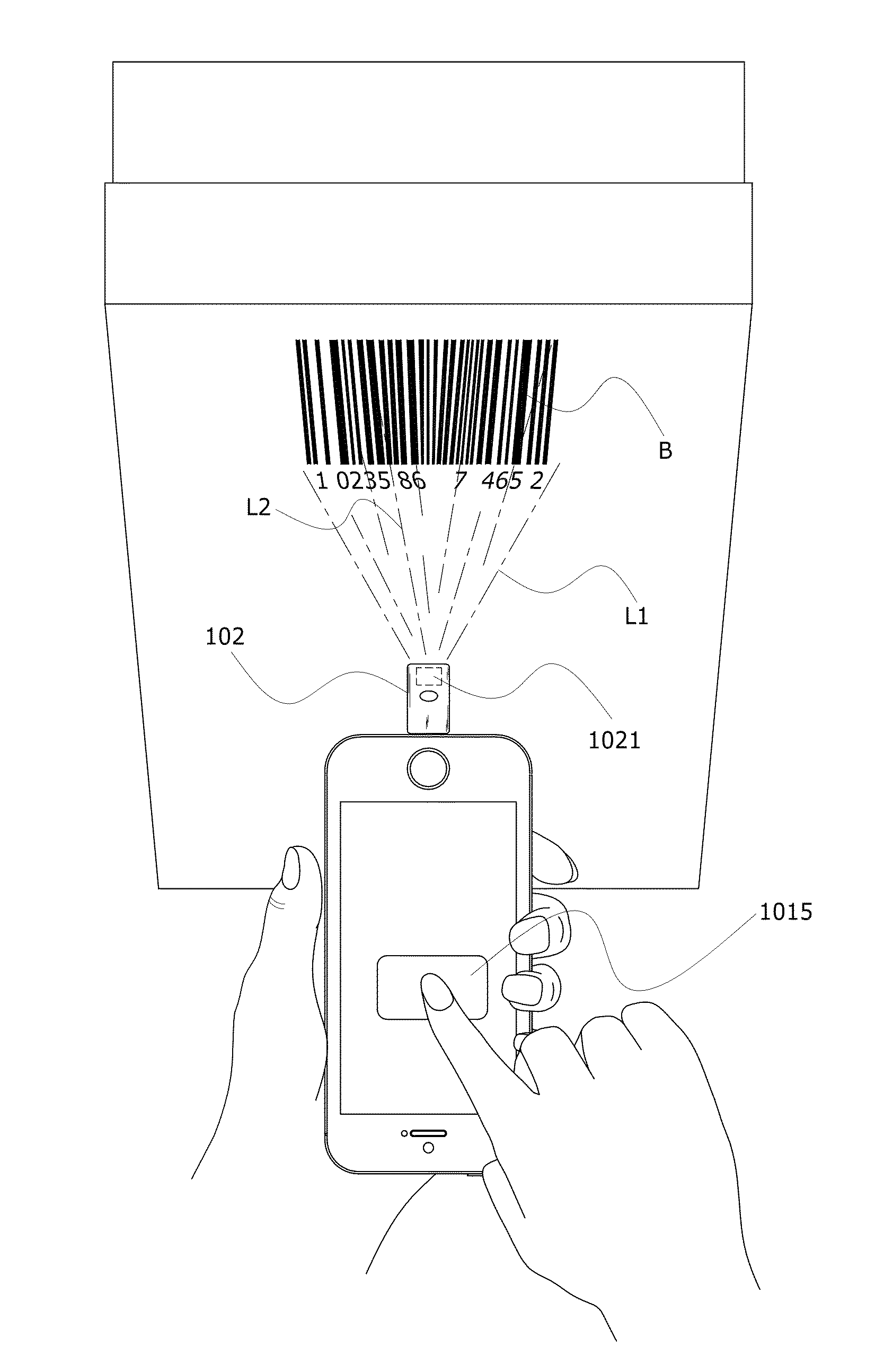 Mobile barcode information reading system