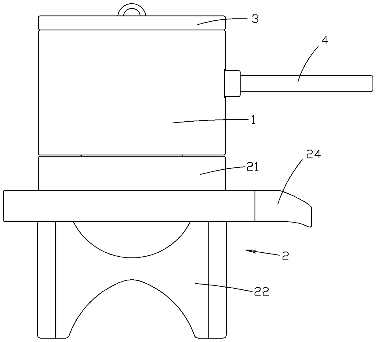 Detachable and cleanable lower valve element for automatic water outlet tea set and water outlet tea set