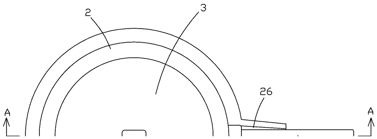 Detachable and cleanable lower valve element for automatic water outlet tea set and water outlet tea set