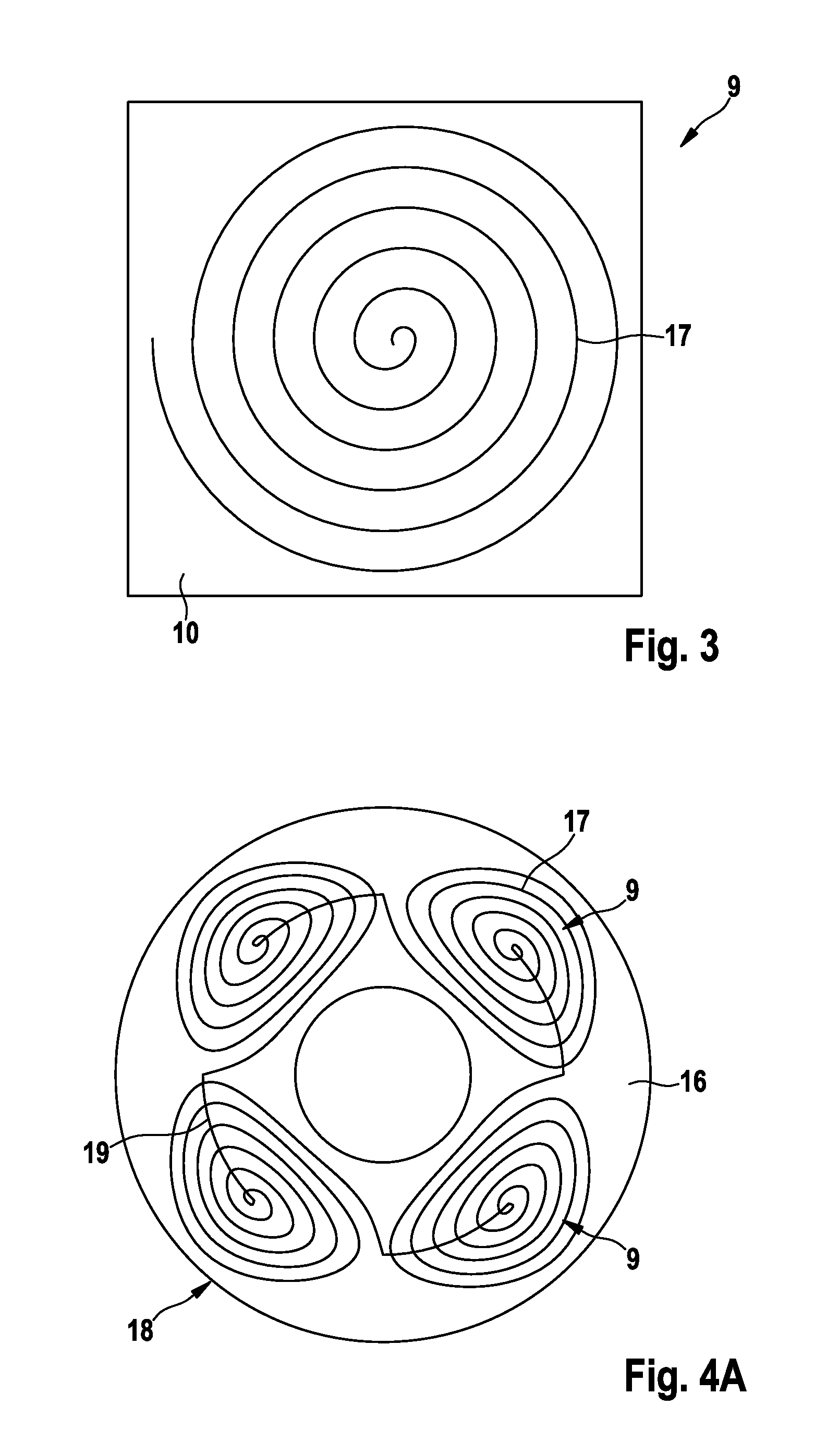 Electrode device for active medical implant