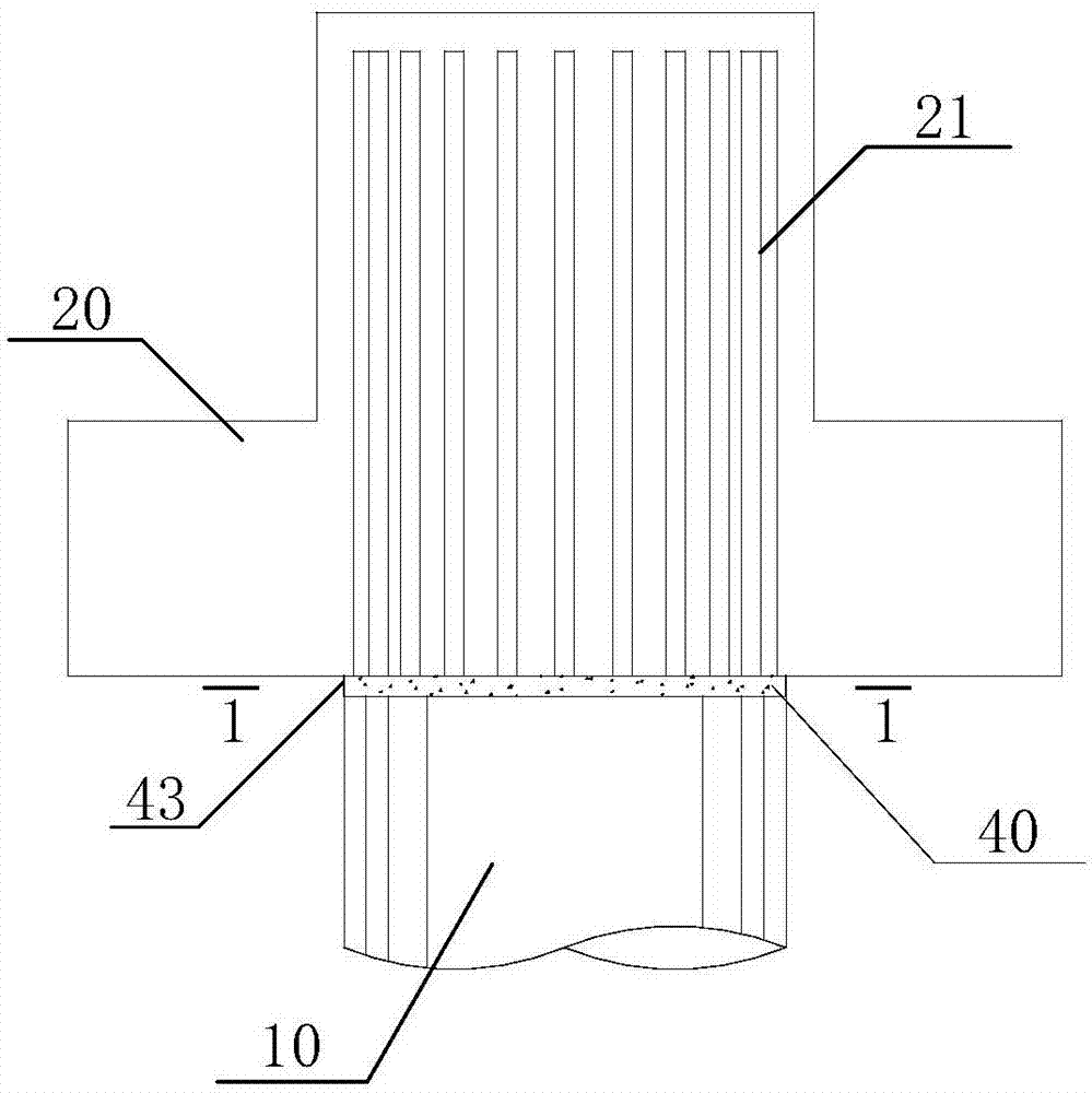 Stand column and cover beam splicing structure
