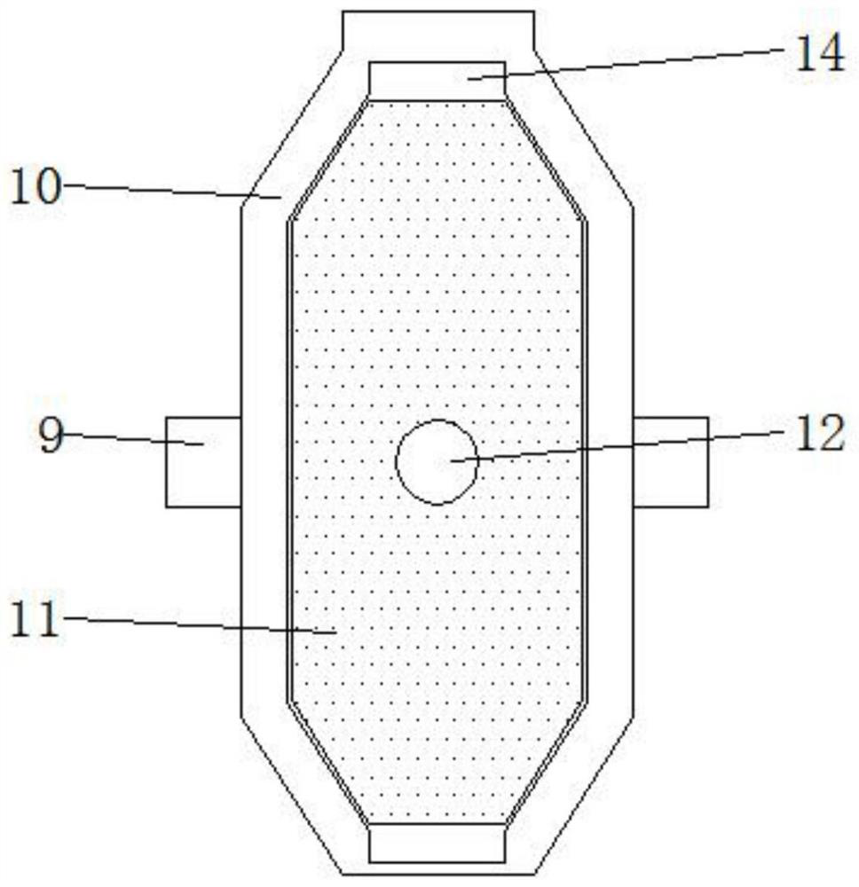 A vacuum drum type polyester solid phase polymerization device