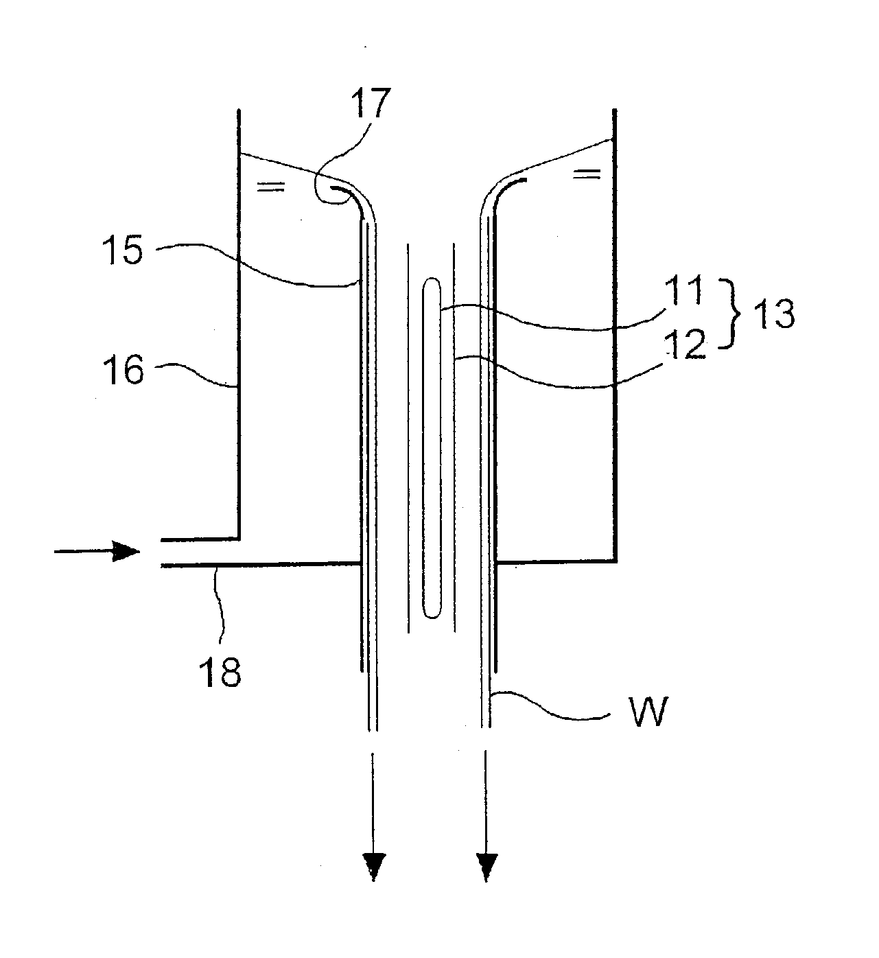 Method and apparatus for electromagnetic irradiation of liquid