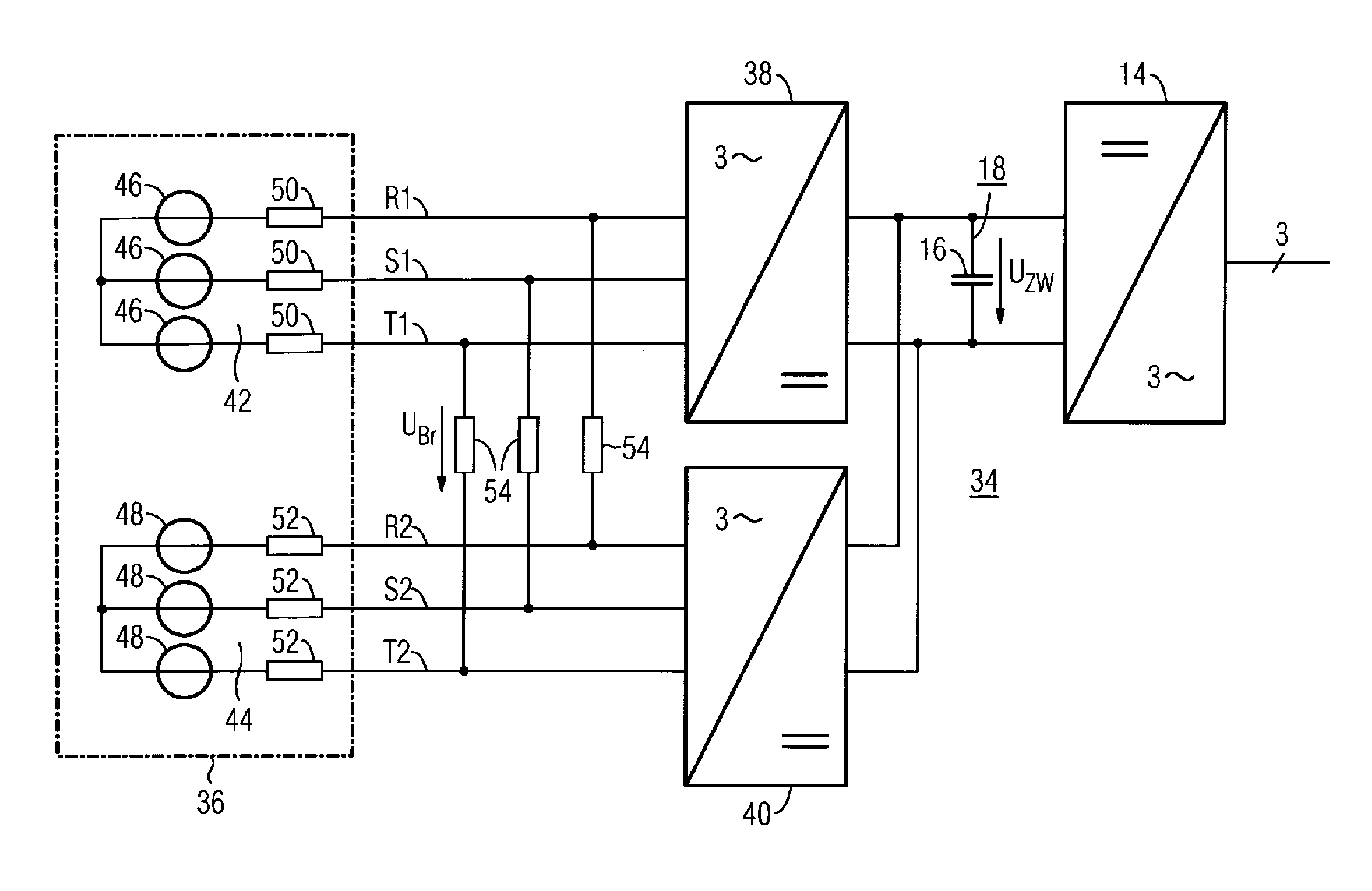 Diesel-electric drive system