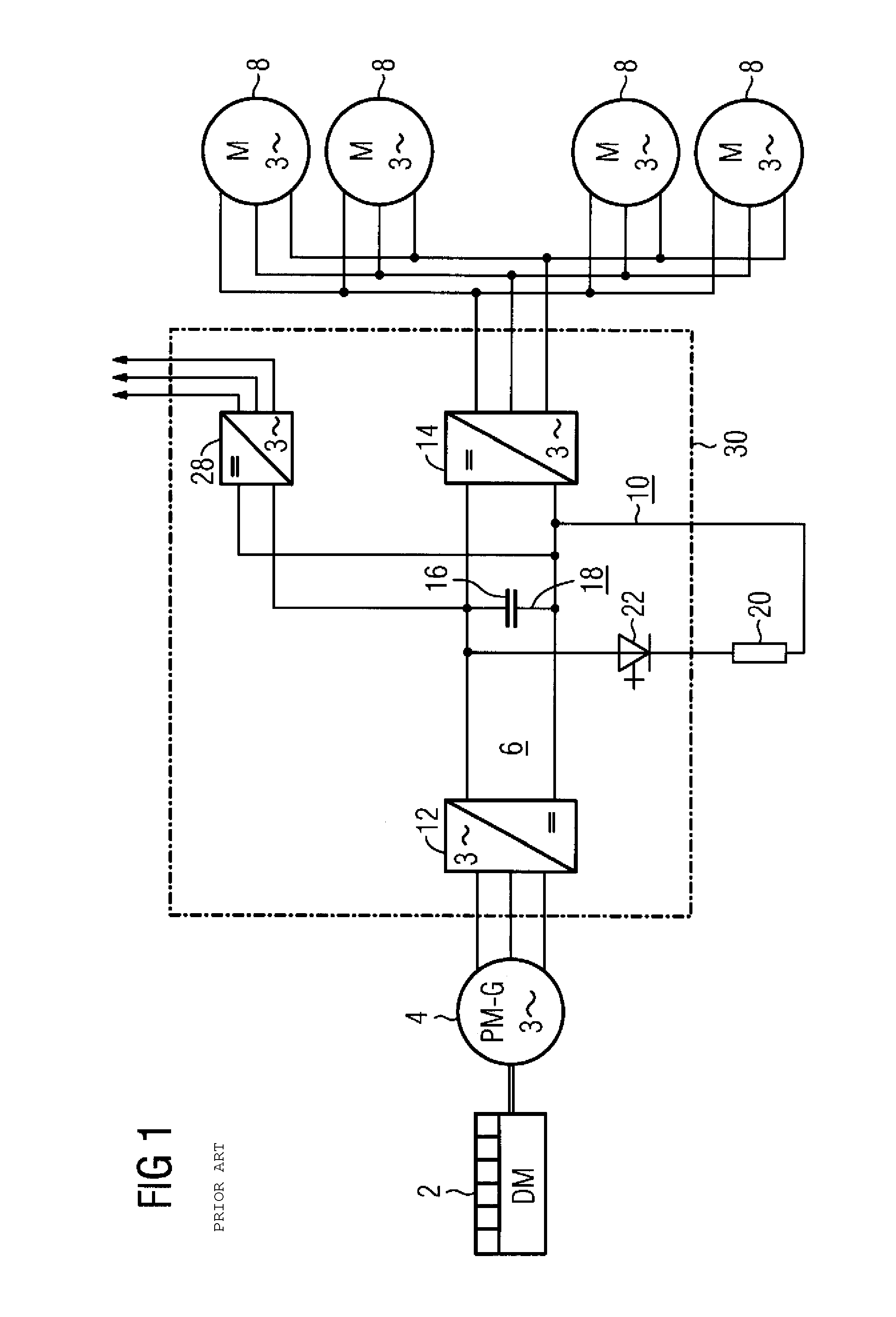 Diesel-electric drive system