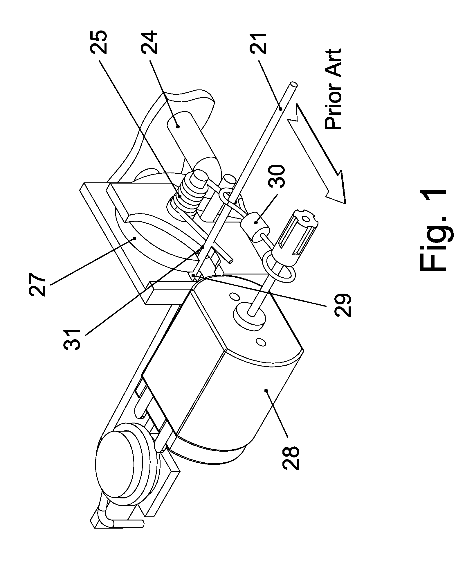 Connecting Rod Style Lock Assembly for Fingerprint Safekeeping Box
