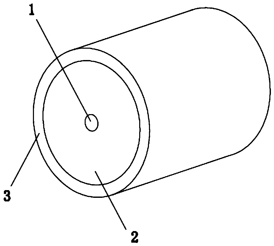 Tellurate-doped scintillation optical fiber and preparation method thereof