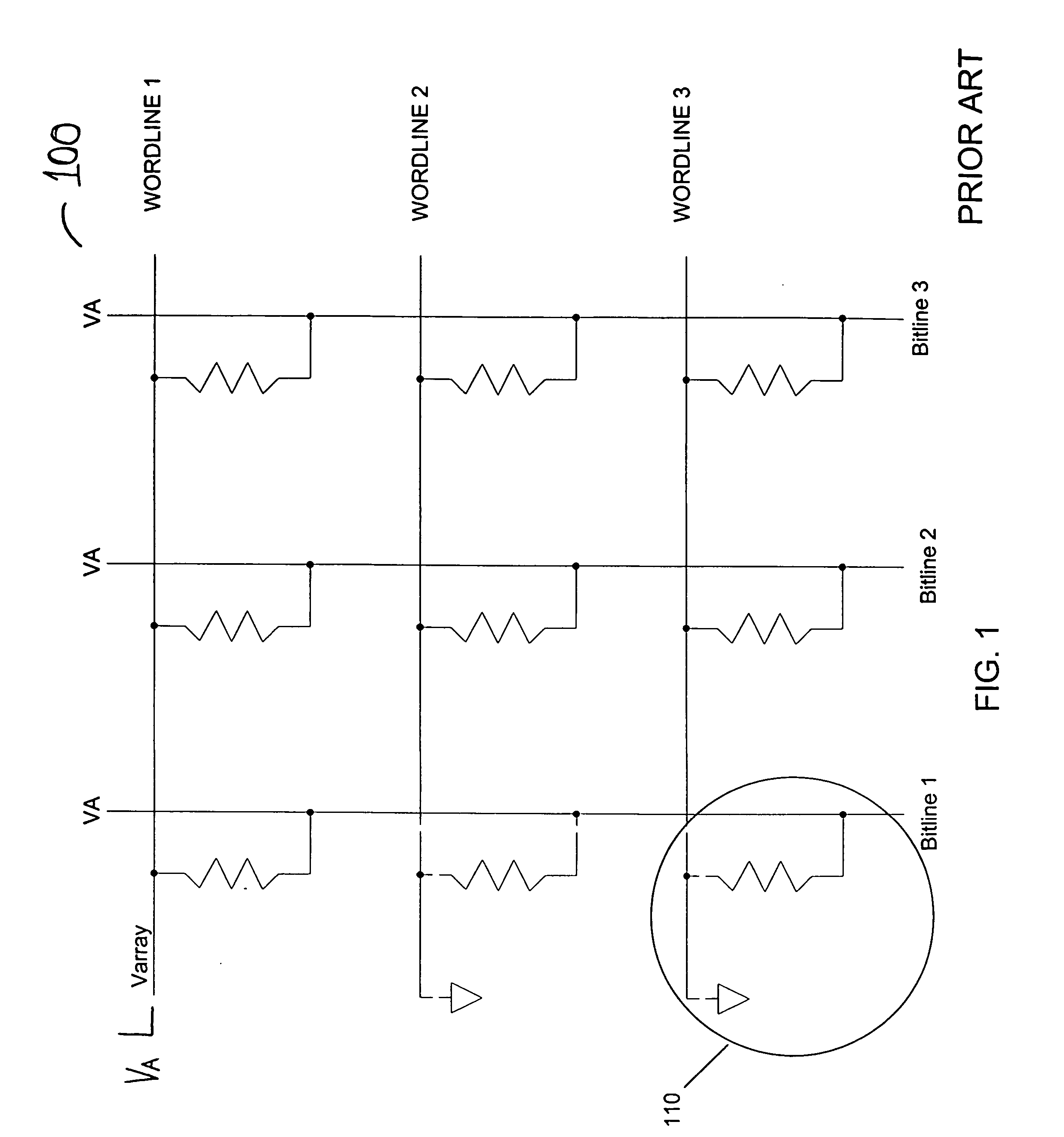 Sensing scheme for programmable resistance memory using voltage coefficient characteristics