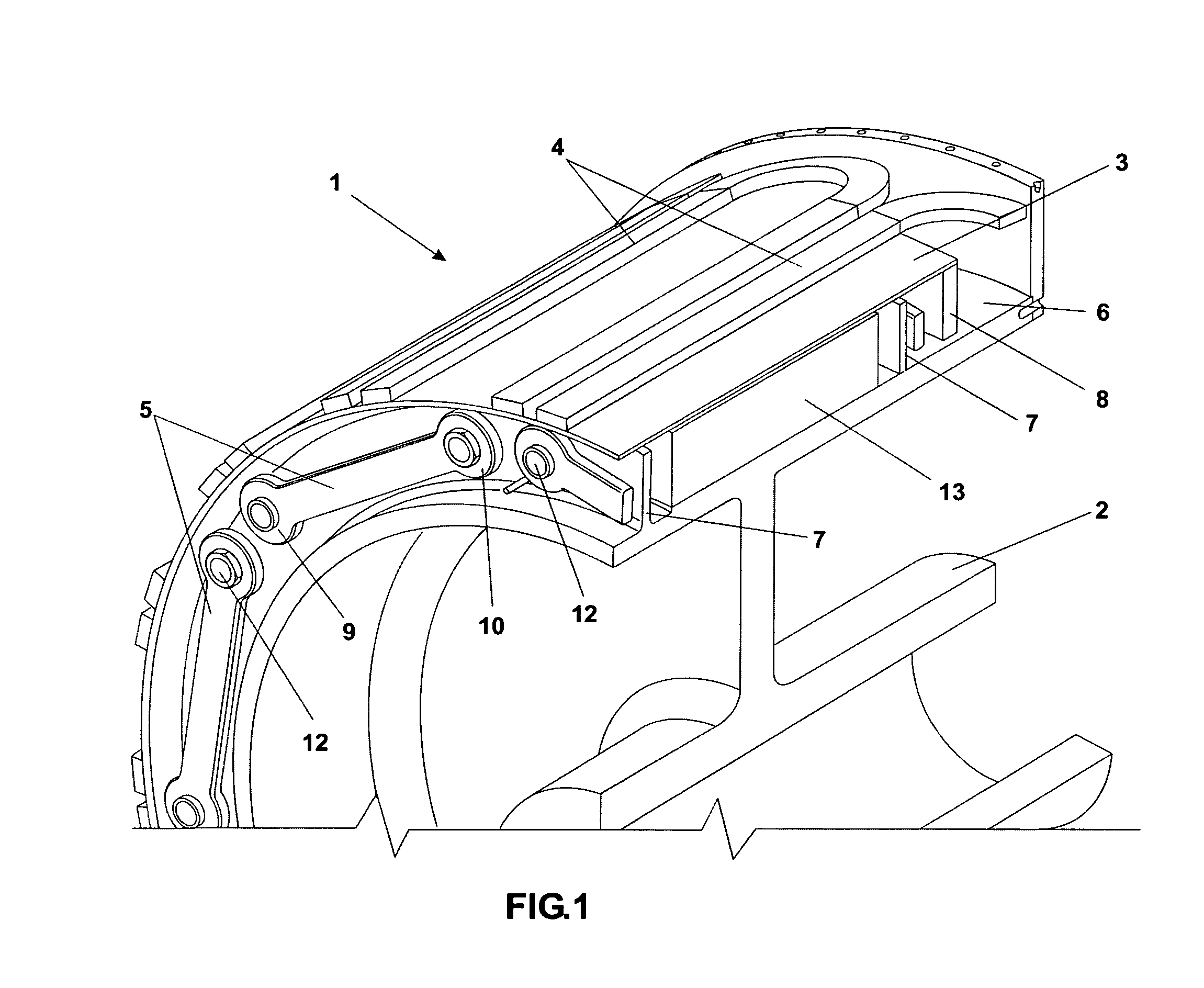 Rotor or a stator for a superconducting electrical machine
