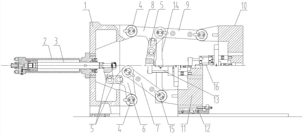 Rapid energy-saving and high-efficiency die opening and closing expansion system