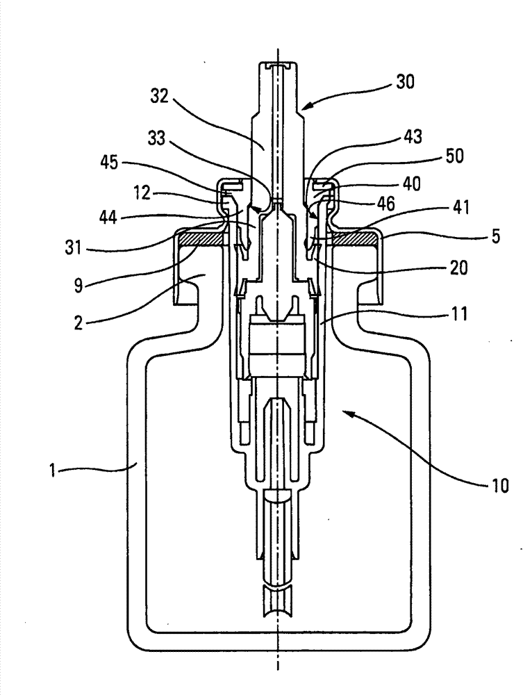 Pump for distributing liquid product and dispenser comprising such a pump