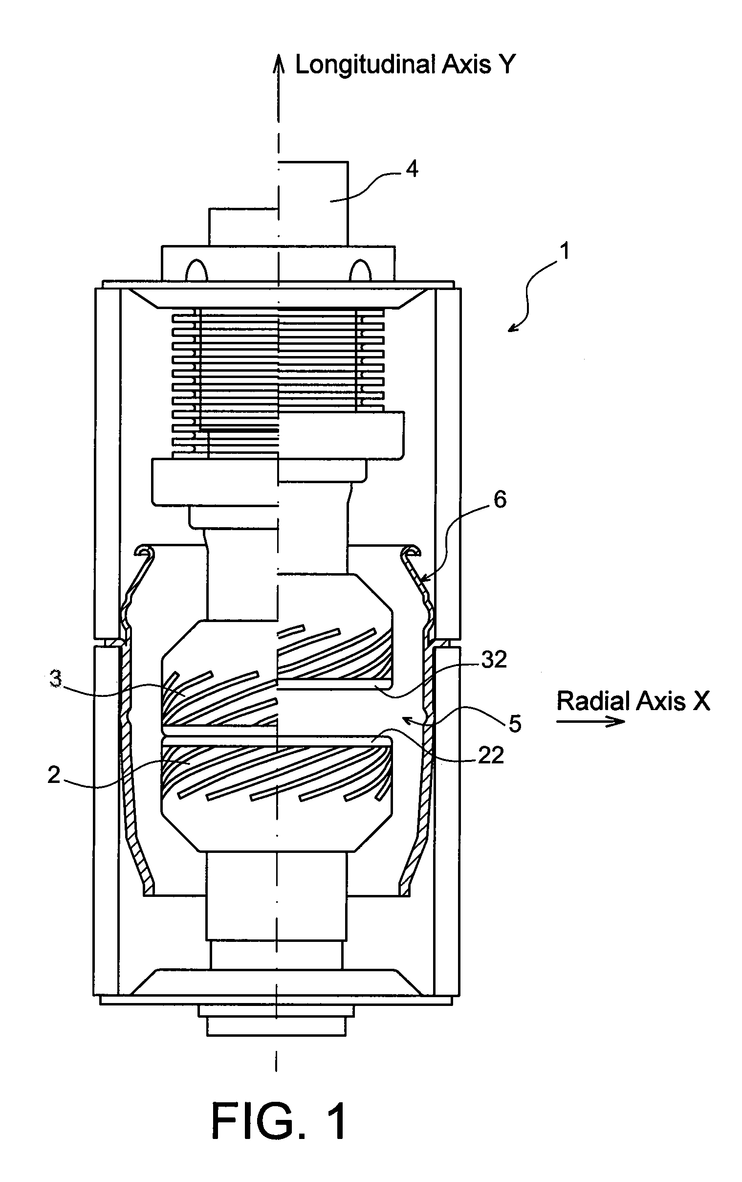 Winding for a contact of a medium-voltage vacuum circuit-breaker with improved endurance, and an associated circuit-breaker or vacuum circuit-breaker, such as an ac generator disconnector circuit-breaker