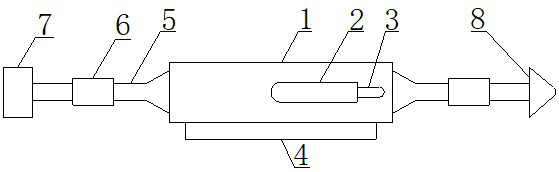 Electrical contact temperature on-line monitoring device based on wireless sensor network