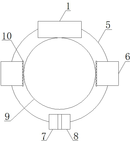 Electrical contact temperature on-line monitoring device based on wireless sensor network