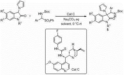 3, 3'-disubstituted 3-pyrrole oxoindole compound and asymmetric synthetic method thereof