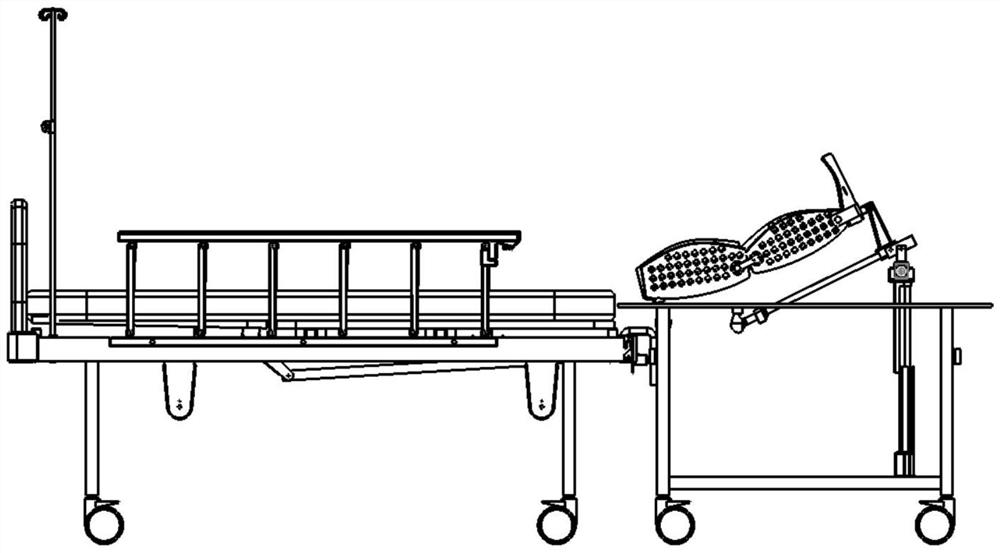 A robot system for assisting lower limb movement in comatose patients