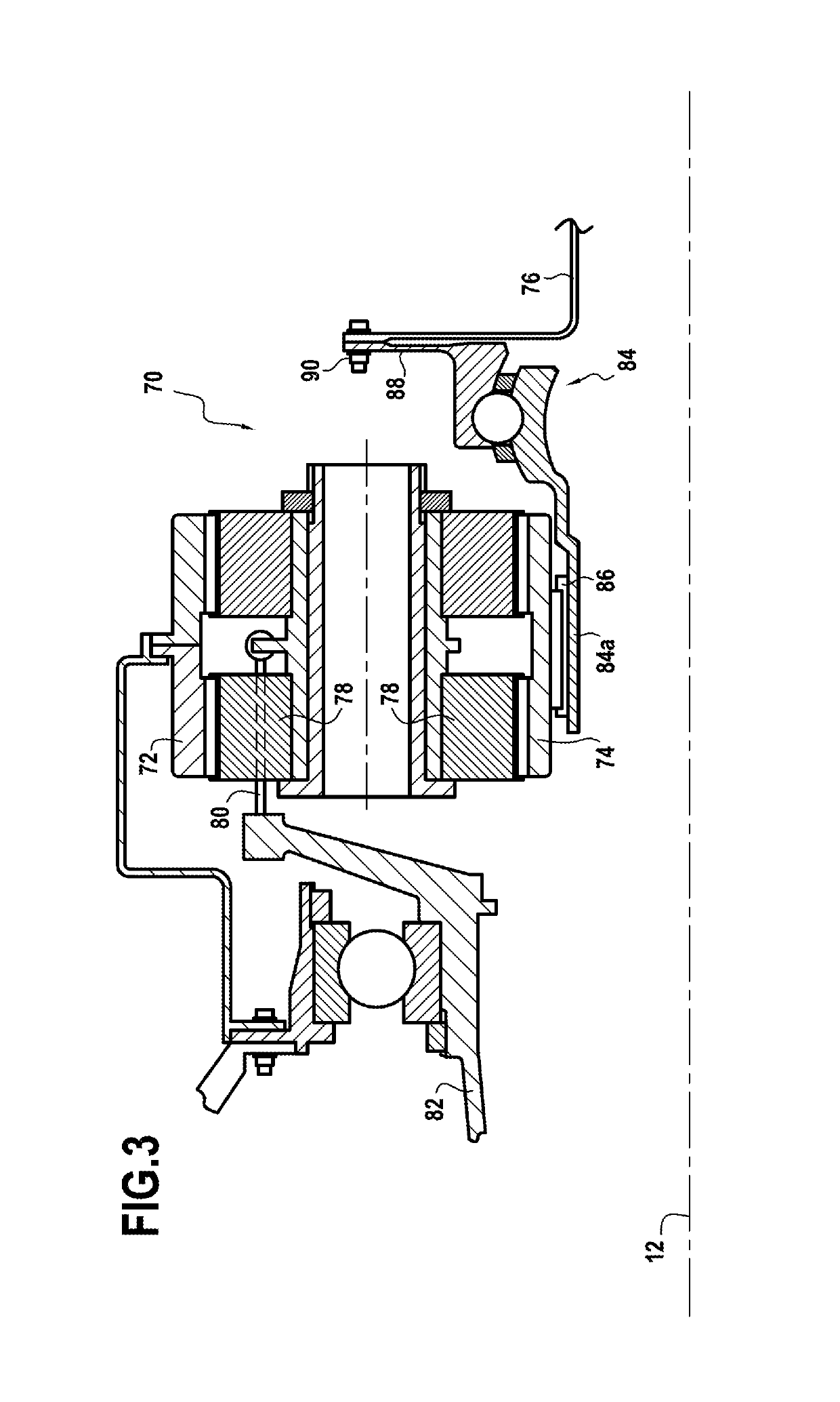 Epicyclic reduction device for the rotational drive of blade sets of a reduction turbomachine