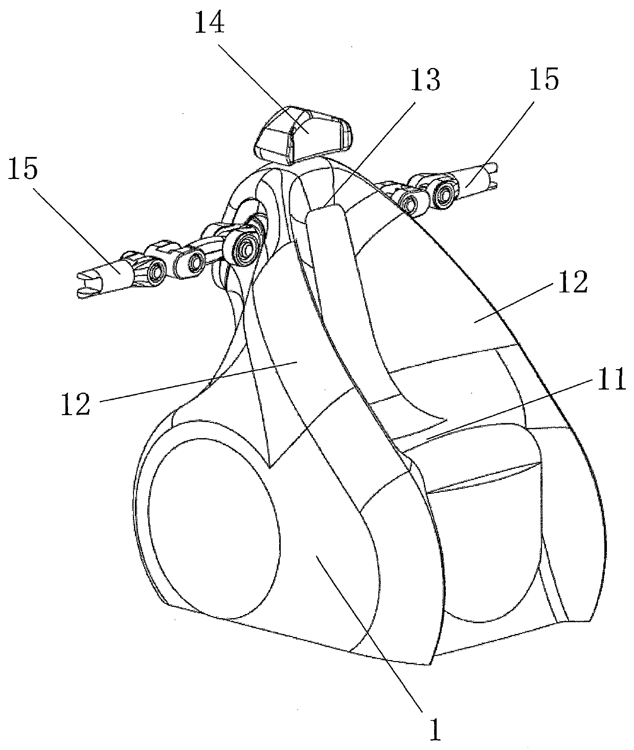 Manned household service robot structure