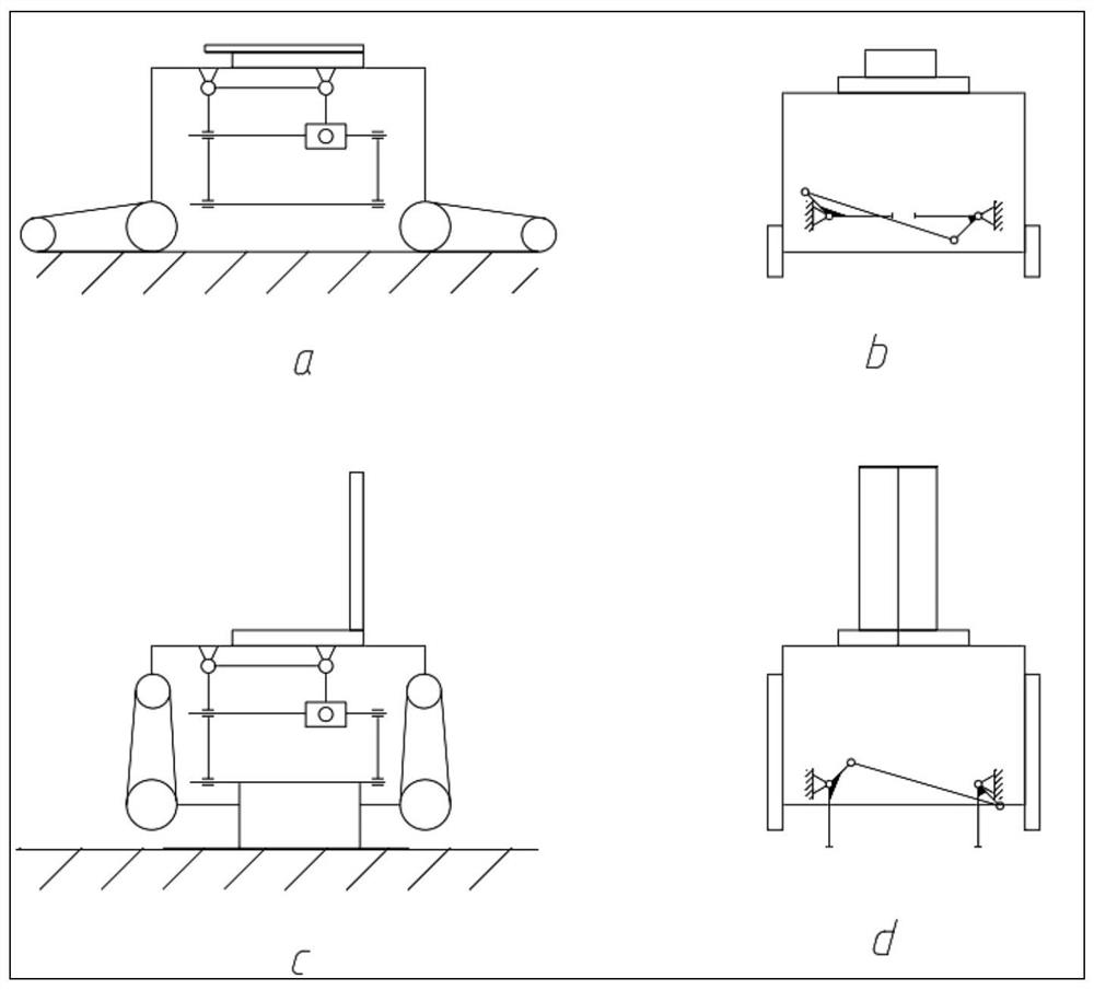 A crawler sled compound walking polar robot