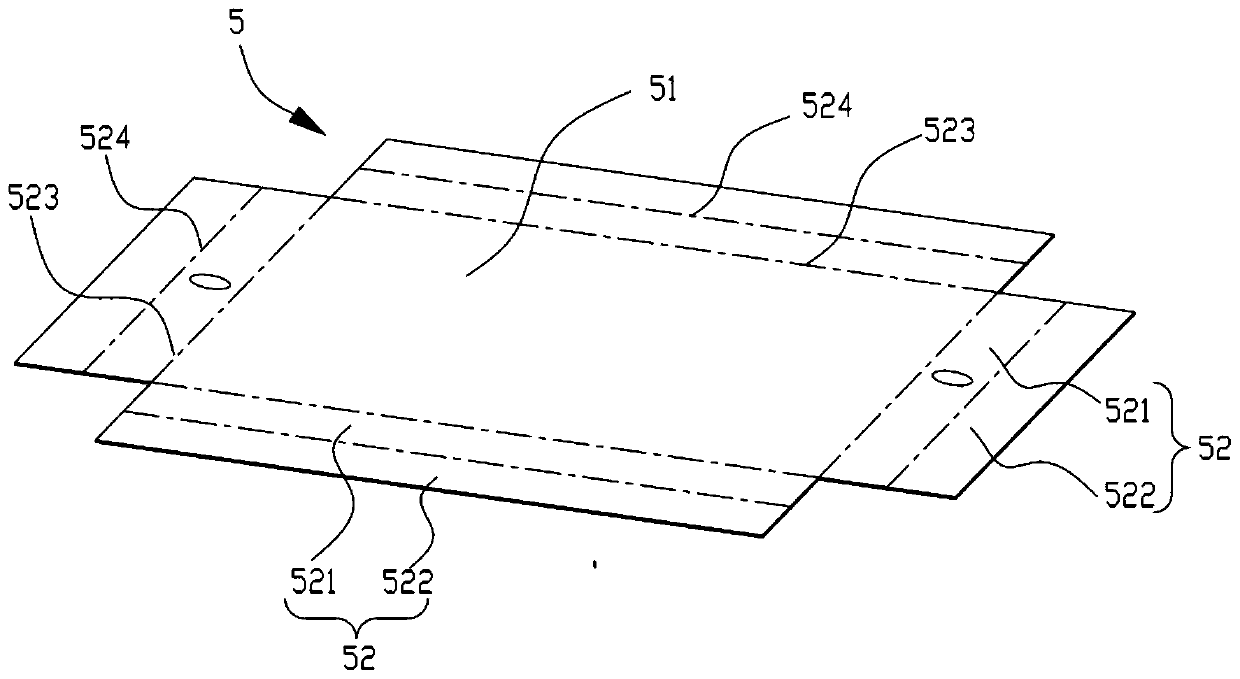 A packaging structure for a display device