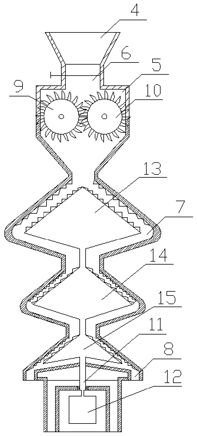 A waste circuit board recycling device